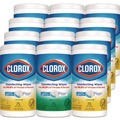Cleaning Cloths & Wipes | Clorox 30208 7 in. x 8 in. 1-Ply Disinfecting Wipes - White Fresh Scent/Citrus Blend (4 Packs/Carton) image number 0