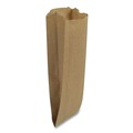 Liquor Bags | General 40032 3.75 in. x 2.25 in. x 11.25 in. Pint Size Grocery Paper Bags for Liquor Takeout - Natural (500/Bundle) image number 3