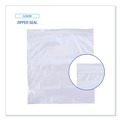 Resealable Bags | Boardwalk BWK1GALFZRBAG 1 Gallon 10.5 in. x 11 in. Reclosable Freezer Storage Bags - Clear (250/Box) image number 5