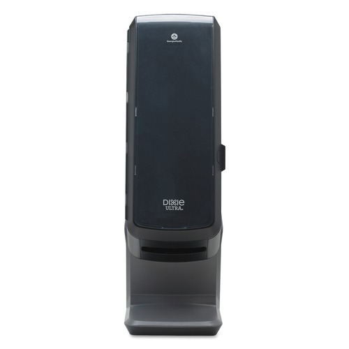 Napkin Dispensers | Georgia-Pacific 54550A 25.31 in. x 9.06 in. x 10.68 in. Tower Napkin Dispenser - Black image number 0