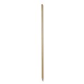 Handles & Braces | Boardwalk BWK137 Heavy-Duty Threaded End Lacquered Hardwood 1.13 in. Diameter x 60 in. Broom Handle - Natural image number 0