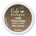Coffee - Caffeinated | Cafe Escapes 5000330122 Dark Chocolate Hot Cocoa K-Cups (24/Box) image number 3