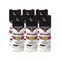 Paint & Paint Supplies | Rust-Oleum 376855 Stops Rust 5-in-1 Spray Paint, Flat Black, 12 oz Aerosol Can, 6/Carton image number 0