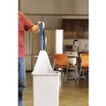 Drawstring & Kitchen Bags | BlueCollar N4828EW RC1 24 in. x 28 in. 13 Gallon 0.8 mil Drawstring Trash Bags - White (80/Box) image number 2