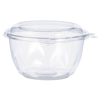 SMALLWARES | Dart CTR16BD 5.5 in. x 3.1 in. 16 oz. Tamper-Resistant/Evident Dome Lid Bowls - Clear (240/Carton)