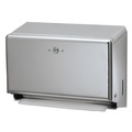 Towel Dispensers | San Jamar T1950XC 11.13 in. x 3.88 in. x 7.88 in. Mini C-Fold/Multifold Towel Dispenser - Chrome image number 0