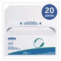 Toilet Seat Covers | Scott 39000 14.5 in. x 17 in. Personal Seats Toilet Covers - White (20/Carton) image number 1