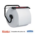 Towel Dispensers | WypAll 80579 16.8 in. x 8.8 in. x 10.8 in. Jumbo Roll Dispenser - Black image number 2