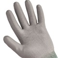 Food Service Disposable & Single Use Gloves | Ansell KCC13825 EN388: 4X42B 9 in. Long G60 Level 3 Economy Cut Resistant Gloves - Large (Size 9), Gray/Marled Gray (12 Pairs/Carton) image number 2