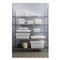 Perforated Roll & Hand Towels | Rubbermaid Commercial FG350100WHT Food/tote Boxes, 21.5gal, 26w X 18d X 15h, White image number 4