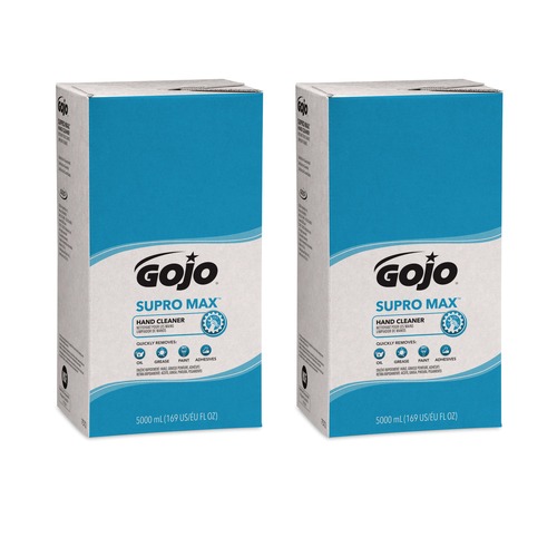 Soap Refills | GOJO Industries 7572-02 SUPRO MAX Floral Scent 5000 mL Hand Cleaner Refill for PRO TDX Dispenser (2/Carton) image number 0