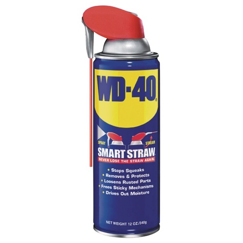 Lubricants & Penetrants | WD-40 490057 12 oz Aerosol Smart Straw Spray Lubricant Can (12/Carton) image number 0