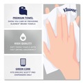 Perforated Roll & Hand Towels | Kleenex 25630 7.5 in. x 700 ft. Hard Roll Paper Towels with Green Core - White (6/Carton) image number 10