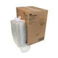 Food Containers & Lids | Pactiv Corp. YCA910240000 EarthChoice 24 oz. Recycled PET Hinged Container - Clear (280/Carton) image number 3
