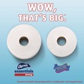 Perforated Roll & Hand Towels | Charmin 80370672 Essentials Strong 1-Ply Septic Safe Bathroom Tissue - White (4/Carton) image number 7