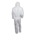 Hand Sanitizing Wipes | Ansell KCC 49117 A20 Elastic-Back, Cuff, and Ankles Hooded Coveralls - Quadruple Extra Large, White (20/Carton) image number 2