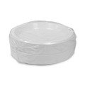 Plates | Pactiv Corp. MI10 10.25 in. Diameter Meadoware Impact Plastic Plate Dinnerware - White (500/Carton) image number 2