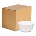 Food Containers & Lids | WinCup 221990 8 oz Squat Style Foam Bowls - White (1000/Carton) image number 1