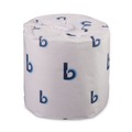 Toilet Tissues | Boardwalk B6145 2-Ply Standard Septic Safe 4 in. x 3 in. Toilet Tissue - White (96/Carton) image number 1