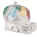 High-Density Trash Bags | Boardwalk Z6639LN GR1 33 Gallon 9 mic 33 in. x 39 in. High-Density Can Liners - Natural (25 Bags/Roll, 20 Rolls/Carton) image number 8