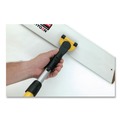 Floor Dusters & Accessories | Rubbermaid Commercial HYGEN FGQ56000YL00 HYGEN 17 in. Quick Connect Single-Sided Aluminum Wet/Dry Mop Frame - Yellow image number 4