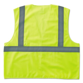 CLOTHING PROTECTION | Ergodyne 20977 GloWear 8205HL Type R Class 2 Super Econo Mesh Safety Vest - 2X-Large to 3X-Large/Lime