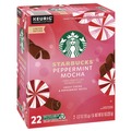 Coffee - Caffeinated | Starbucks 12437832 Coffee K-Cups - Peppermint Mocha (4/Carton) image number 2