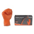 Food Service Disposable & Single Use Gloves | Ammex XODN44100 6 mil DT Nitrile Powder-Free Disposable Gloves - Medium, Orange (1000/Carton) image number 1