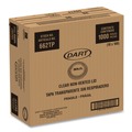 Cup Lids | Dart 662TP Plastic Non-Vented Cup Lids Fits 9 oz to 22 oz Cold Cups - Clear (1000/Carton) image number 1