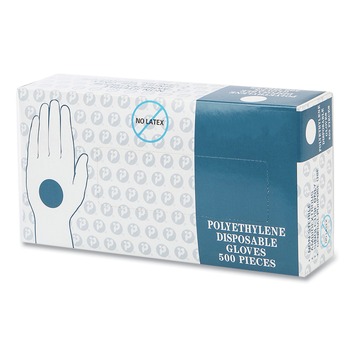RESTAURANT EQUIPMENT | Inteplast Group GL-LG2K Embossed Polyethylene Powder-Free Disposable Gloves - Large, Clear (2000/Carton)