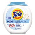 Laundry Detergents | Tide 80870579 PODS 63 oz. Tub HE Compatible Laundry Detergent - Free and Gentle (4/Carton) image number 1