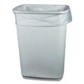 High-Density Trash Bags | Boardwalk Z4833LNKR01 16 Gallon 8 mic 24 in. x 33 in. Perforated Roll High-Density Can Liners - Natural (1000/Carton) image number 3