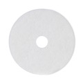 Floor Pads-Cleaning, Buffing & Polishing | Boardwalk BWK4018WHI 18 in. Diameter Polishing Floor Pads - White (5/Carton) image number 1