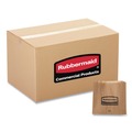 Feminine Care Dispenser Liners | Rubbermaid Commercial FG6141000000 2.75 in. x 8.5 in. Waxed Napkin Receptacle Liners - Brown (250/Carton) image number 0