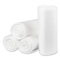 High-Density Trash Bags | Pitt Plastics PCRH385816N Eco Strong Plus 38 in. x 58 in. 16 mic 60 Gallon Can Liners - Natural (200/Carton) image number 0