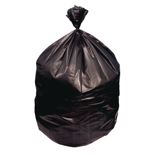 Low-Density Trash Bags | Heritage D5242TK 26 in. x 42 in. 0.9 mil. 30-Gallon Linear Low Density Can Liners - Black (200/Carton) image number 0