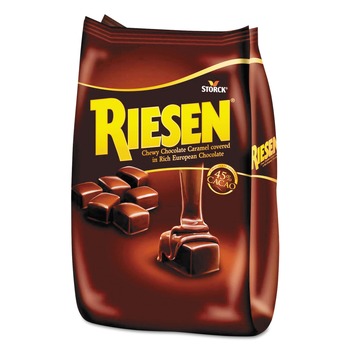 Riesen SUL398052 30 oz. Bag Chocolate Caramel Candies