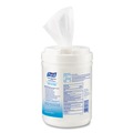 Hand Sanitizing Wipes | PURELL 9031-06 6 in. x 7 in. Unscented Alcohol Formula Hand Sanitizing Wipes - White (6 Canisters/Carton) image number 2