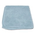 Cleaning Cloths & Wipes | Boardwalk BWK12BLUCLOTH 12 in. x 12 in. Microfiber Cleaning Cloths - Blue (12/Pack) image number 2