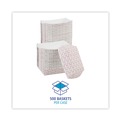Food Containers & Lids | Boardwalk BWK30LAG250 2.5 lbs. Capacity Paper Food Baskets - Red/White (500/Carton) image number 5