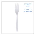 Disposable Forks | Boardwalk BWKFORKHWPPWIW Heavyweight Wrapped Polypropylene Fork Cutlery - White (1000/Carton) image number 6