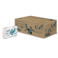 Perforated Roll & Hand Towels | Livi VPG Select 43514 9.45 in. x 9.06 in. 1-Ply Multifold Towel - White (16/Carton) image number 2