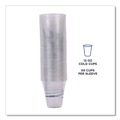 Cups | Eco-Products EP-CR12 20-Packs/Carton 12 oz. BlueStripe 25% Recycled Content Cold Cups - Clear/Blue image number 8