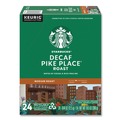 Coffee - Decaffeinated | Starbucks 12434952 Coffee K-Cups Pack - Pike Place Decaf (24/Box) image number 0