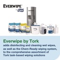 Cleaning Cloths & Wipes | Tork 192816 8 in. x 6 in. 1-Ply Light-Duty Surface Cleaning Wet Wipe - Unscented, White (2 Rolls/Carton) image number 1