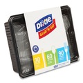Cutlery Kits | Dixie CH0369DX7 Knives/Spoons/Forks Heavyweight Polystyrene Cutlery - Clear (10/Carton) image number 1