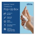 Cleaning Cloths & Wipes | Kleenex 01701 9 in. x 10.5 in. 1-Ply POP-UP Box Cloth Hand Towels - Unscented, White (2160/Carton) image number 3