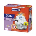 Drawstring & Kitchen Bags | Hefty E8-8366 23.75 in. x 24.88 in. 13 gal. Ultra Strong Scented Drawstring Tall Kitchen Bags - Lavender/Vanilla, White (330/Carton) image number 2