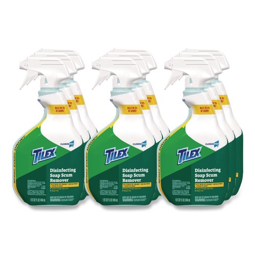 Bathroom Cleaners | Tilex 35604 32 oz. Smart Tube Spray Soap Scum Remover And Disinfectant (9/Carton) image number 0