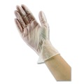 Food Service Disposable & Single Use Gloves | Boardwalk BWK365LCT 2.6 mil 9.5 in. Long Powder-Free General Purpose Vinyl Gloves - Large, Clear (100/Box, 10 Boxes/Carton) image number 8